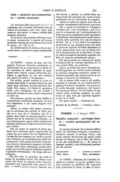 Annali della giurisprudenza italiana raccolta generale delle decisioni delle Corti di cassazione e d'appello in materia civile, criminale, commerciale, di diritto pubblico e amministrativo, e di procedura civile e penale