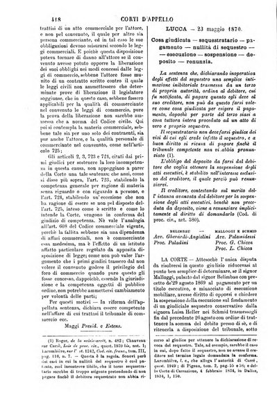 Annali della giurisprudenza italiana raccolta generale delle decisioni delle Corti di cassazione e d'appello in materia civile, criminale, commerciale, di diritto pubblico e amministrativo, e di procedura civile e penale