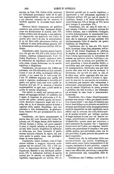 Annali della giurisprudenza italiana raccolta generale delle decisioni delle Corti di cassazione e d'appello in materia civile, criminale, commerciale, di diritto pubblico e amministrativo, e di procedura civile e penale