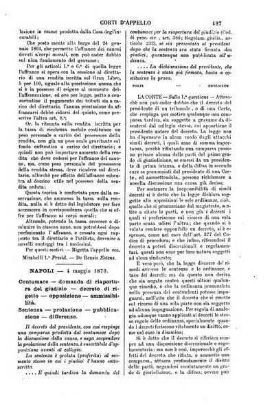 Annali della giurisprudenza italiana raccolta generale delle decisioni delle Corti di cassazione e d'appello in materia civile, criminale, commerciale, di diritto pubblico e amministrativo, e di procedura civile e penale