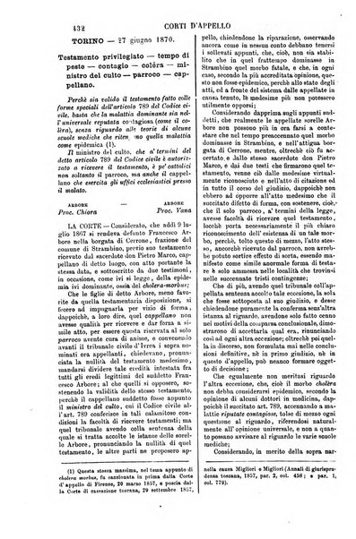 Annali della giurisprudenza italiana raccolta generale delle decisioni delle Corti di cassazione e d'appello in materia civile, criminale, commerciale, di diritto pubblico e amministrativo, e di procedura civile e penale