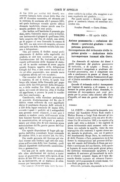 Annali della giurisprudenza italiana raccolta generale delle decisioni delle Corti di cassazione e d'appello in materia civile, criminale, commerciale, di diritto pubblico e amministrativo, e di procedura civile e penale