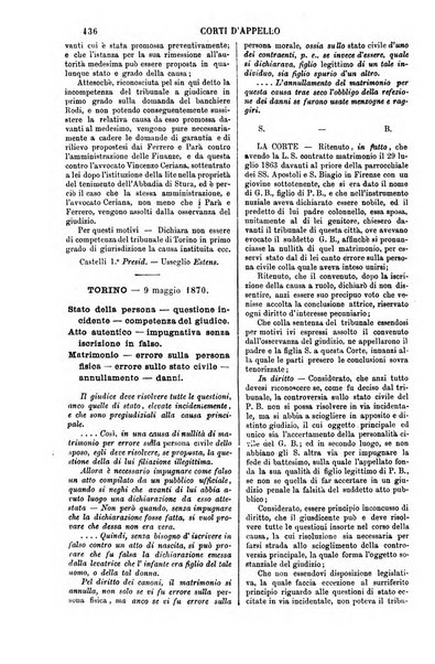 Annali della giurisprudenza italiana raccolta generale delle decisioni delle Corti di cassazione e d'appello in materia civile, criminale, commerciale, di diritto pubblico e amministrativo, e di procedura civile e penale