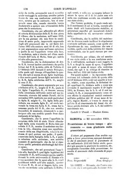 Annali della giurisprudenza italiana raccolta generale delle decisioni delle Corti di cassazione e d'appello in materia civile, criminale, commerciale, di diritto pubblico e amministrativo, e di procedura civile e penale