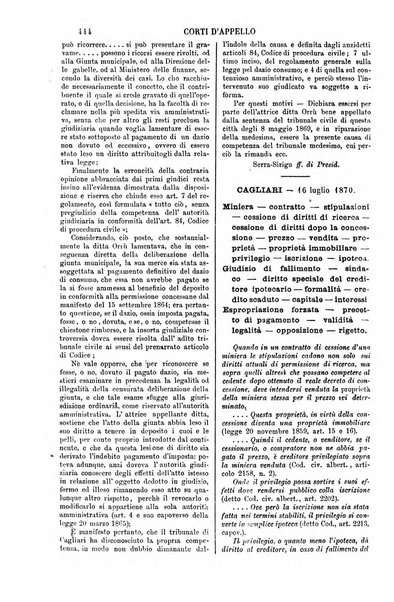 Annali della giurisprudenza italiana raccolta generale delle decisioni delle Corti di cassazione e d'appello in materia civile, criminale, commerciale, di diritto pubblico e amministrativo, e di procedura civile e penale