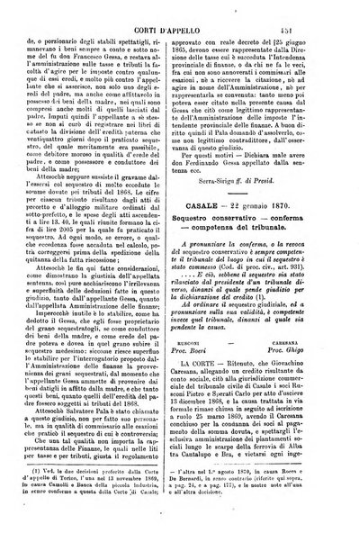 Annali della giurisprudenza italiana raccolta generale delle decisioni delle Corti di cassazione e d'appello in materia civile, criminale, commerciale, di diritto pubblico e amministrativo, e di procedura civile e penale