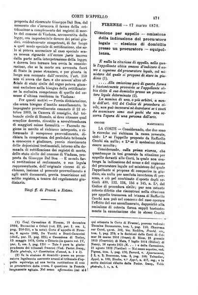 Annali della giurisprudenza italiana raccolta generale delle decisioni delle Corti di cassazione e d'appello in materia civile, criminale, commerciale, di diritto pubblico e amministrativo, e di procedura civile e penale