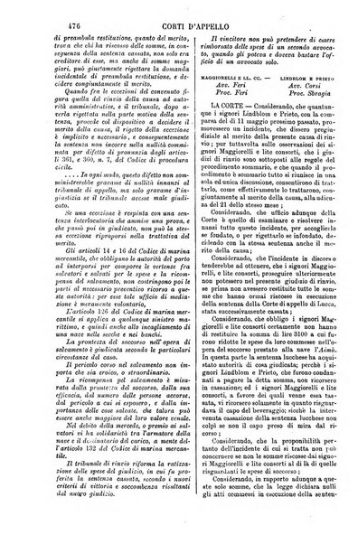 Annali della giurisprudenza italiana raccolta generale delle decisioni delle Corti di cassazione e d'appello in materia civile, criminale, commerciale, di diritto pubblico e amministrativo, e di procedura civile e penale