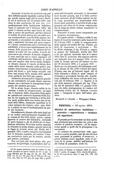 Annali della giurisprudenza italiana raccolta generale delle decisioni delle Corti di cassazione e d'appello in materia civile, criminale, commerciale, di diritto pubblico e amministrativo, e di procedura civile e penale