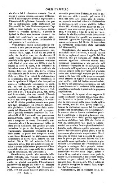 Annali della giurisprudenza italiana raccolta generale delle decisioni delle Corti di cassazione e d'appello in materia civile, criminale, commerciale, di diritto pubblico e amministrativo, e di procedura civile e penale