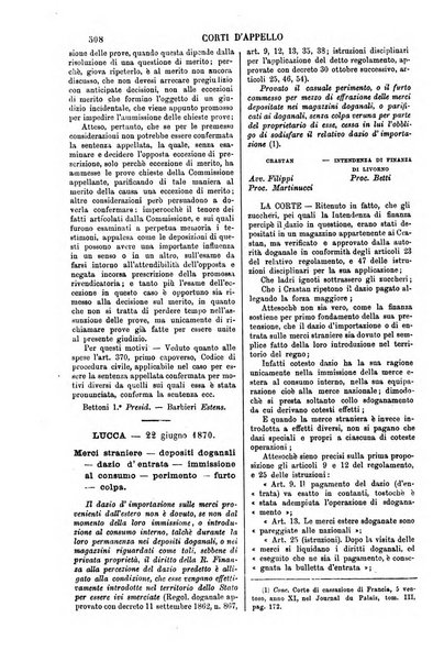 Annali della giurisprudenza italiana raccolta generale delle decisioni delle Corti di cassazione e d'appello in materia civile, criminale, commerciale, di diritto pubblico e amministrativo, e di procedura civile e penale