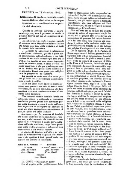 Annali della giurisprudenza italiana raccolta generale delle decisioni delle Corti di cassazione e d'appello in materia civile, criminale, commerciale, di diritto pubblico e amministrativo, e di procedura civile e penale