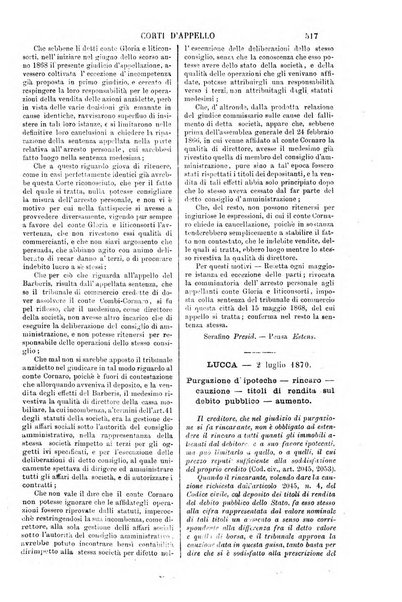 Annali della giurisprudenza italiana raccolta generale delle decisioni delle Corti di cassazione e d'appello in materia civile, criminale, commerciale, di diritto pubblico e amministrativo, e di procedura civile e penale