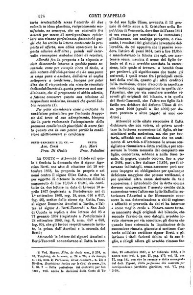 Annali della giurisprudenza italiana raccolta generale delle decisioni delle Corti di cassazione e d'appello in materia civile, criminale, commerciale, di diritto pubblico e amministrativo, e di procedura civile e penale