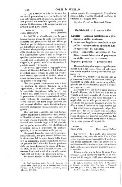 Annali della giurisprudenza italiana raccolta generale delle decisioni delle Corti di cassazione e d'appello in materia civile, criminale, commerciale, di diritto pubblico e amministrativo, e di procedura civile e penale