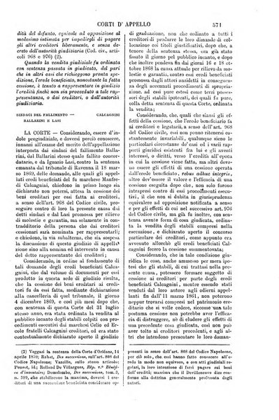 Annali della giurisprudenza italiana raccolta generale delle decisioni delle Corti di cassazione e d'appello in materia civile, criminale, commerciale, di diritto pubblico e amministrativo, e di procedura civile e penale