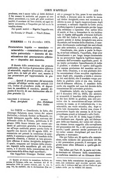 Annali della giurisprudenza italiana raccolta generale delle decisioni delle Corti di cassazione e d'appello in materia civile, criminale, commerciale, di diritto pubblico e amministrativo, e di procedura civile e penale