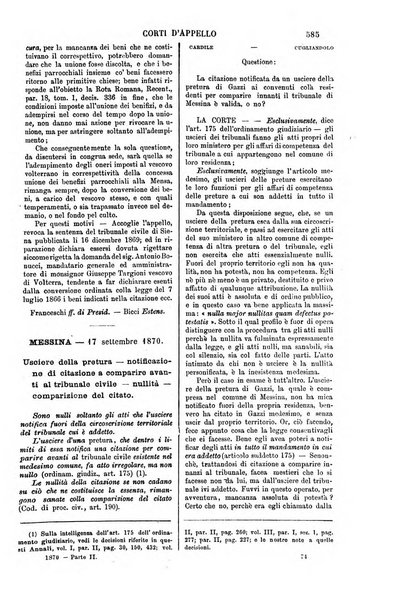 Annali della giurisprudenza italiana raccolta generale delle decisioni delle Corti di cassazione e d'appello in materia civile, criminale, commerciale, di diritto pubblico e amministrativo, e di procedura civile e penale