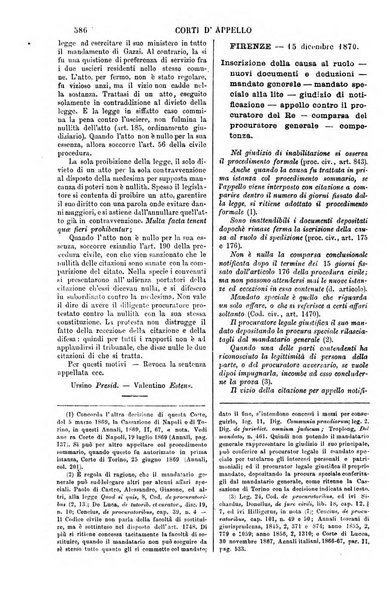 Annali della giurisprudenza italiana raccolta generale delle decisioni delle Corti di cassazione e d'appello in materia civile, criminale, commerciale, di diritto pubblico e amministrativo, e di procedura civile e penale