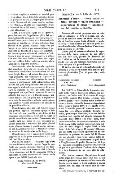 Annali della giurisprudenza italiana raccolta generale delle decisioni delle Corti di cassazione e d'appello in materia civile, criminale, commerciale, di diritto pubblico e amministrativo, e di procedura civile e penale