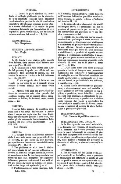 Annali della giurisprudenza italiana raccolta generale delle decisioni delle Corti di cassazione e d'appello in materia civile, criminale, commerciale, di diritto pubblico e amministrativo, e di procedura civile e penale