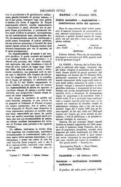 Annali della giurisprudenza italiana raccolta generale delle decisioni delle Corti di cassazione e d'appello in materia civile, criminale, commerciale, di diritto pubblico e amministrativo, e di procedura civile e penale