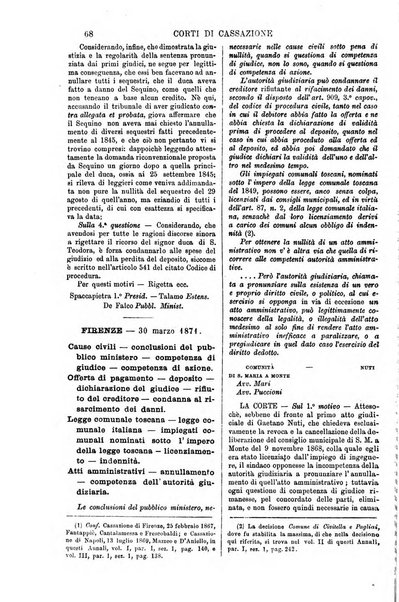 Annali della giurisprudenza italiana raccolta generale delle decisioni delle Corti di cassazione e d'appello in materia civile, criminale, commerciale, di diritto pubblico e amministrativo, e di procedura civile e penale