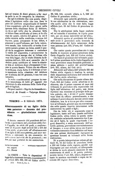 Annali della giurisprudenza italiana raccolta generale delle decisioni delle Corti di cassazione e d'appello in materia civile, criminale, commerciale, di diritto pubblico e amministrativo, e di procedura civile e penale