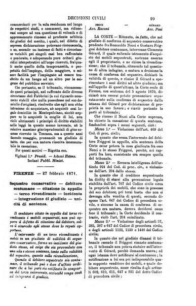 Annali della giurisprudenza italiana raccolta generale delle decisioni delle Corti di cassazione e d'appello in materia civile, criminale, commerciale, di diritto pubblico e amministrativo, e di procedura civile e penale