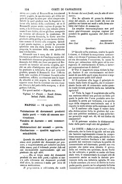 Annali della giurisprudenza italiana raccolta generale delle decisioni delle Corti di cassazione e d'appello in materia civile, criminale, commerciale, di diritto pubblico e amministrativo, e di procedura civile e penale