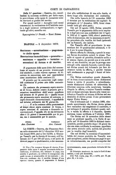 Annali della giurisprudenza italiana raccolta generale delle decisioni delle Corti di cassazione e d'appello in materia civile, criminale, commerciale, di diritto pubblico e amministrativo, e di procedura civile e penale