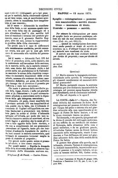 Annali della giurisprudenza italiana raccolta generale delle decisioni delle Corti di cassazione e d'appello in materia civile, criminale, commerciale, di diritto pubblico e amministrativo, e di procedura civile e penale