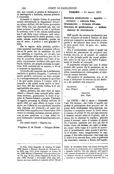 Annali della giurisprudenza italiana raccolta generale delle decisioni delle Corti di cassazione e d'appello in materia civile, criminale, commerciale, di diritto pubblico e amministrativo, e di procedura civile e penale