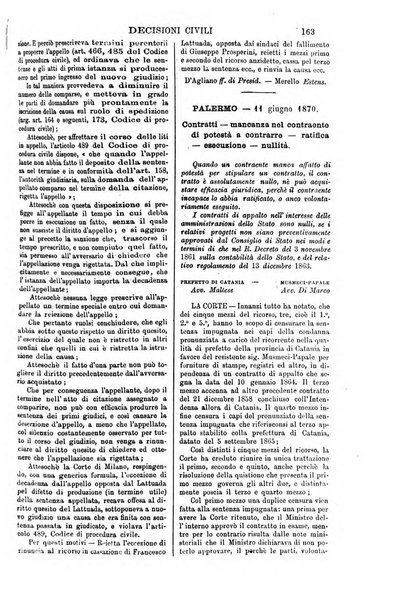 Annali della giurisprudenza italiana raccolta generale delle decisioni delle Corti di cassazione e d'appello in materia civile, criminale, commerciale, di diritto pubblico e amministrativo, e di procedura civile e penale