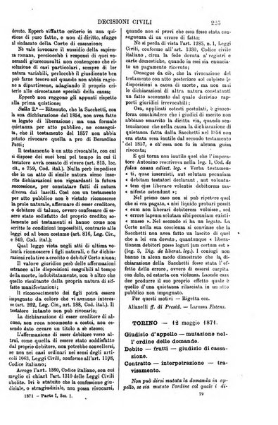 Annali della giurisprudenza italiana raccolta generale delle decisioni delle Corti di cassazione e d'appello in materia civile, criminale, commerciale, di diritto pubblico e amministrativo, e di procedura civile e penale