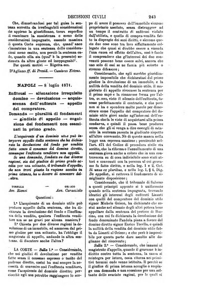 Annali della giurisprudenza italiana raccolta generale delle decisioni delle Corti di cassazione e d'appello in materia civile, criminale, commerciale, di diritto pubblico e amministrativo, e di procedura civile e penale