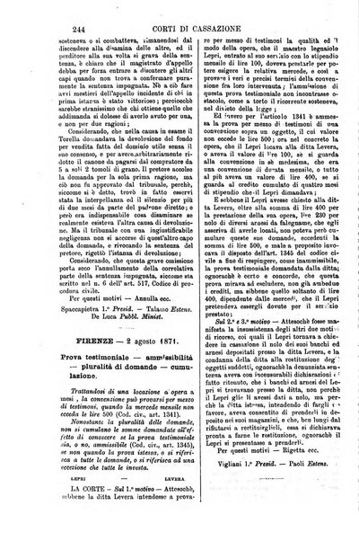 Annali della giurisprudenza italiana raccolta generale delle decisioni delle Corti di cassazione e d'appello in materia civile, criminale, commerciale, di diritto pubblico e amministrativo, e di procedura civile e penale