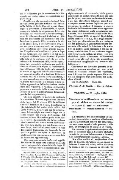 Annali della giurisprudenza italiana raccolta generale delle decisioni delle Corti di cassazione e d'appello in materia civile, criminale, commerciale, di diritto pubblico e amministrativo, e di procedura civile e penale