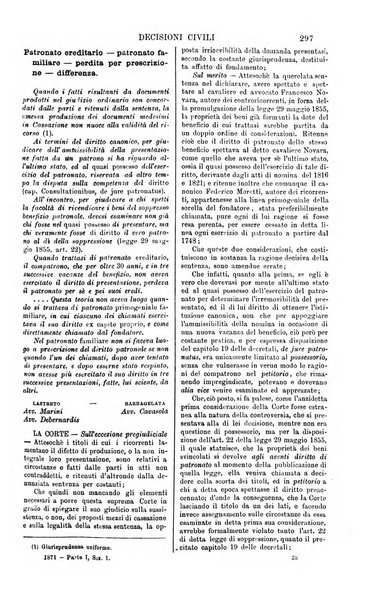 Annali della giurisprudenza italiana raccolta generale delle decisioni delle Corti di cassazione e d'appello in materia civile, criminale, commerciale, di diritto pubblico e amministrativo, e di procedura civile e penale