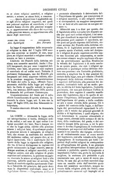 Annali della giurisprudenza italiana raccolta generale delle decisioni delle Corti di cassazione e d'appello in materia civile, criminale, commerciale, di diritto pubblico e amministrativo, e di procedura civile e penale