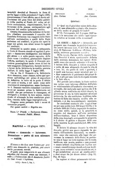 Annali della giurisprudenza italiana raccolta generale delle decisioni delle Corti di cassazione e d'appello in materia civile, criminale, commerciale, di diritto pubblico e amministrativo, e di procedura civile e penale