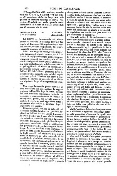 Annali della giurisprudenza italiana raccolta generale delle decisioni delle Corti di cassazione e d'appello in materia civile, criminale, commerciale, di diritto pubblico e amministrativo, e di procedura civile e penale