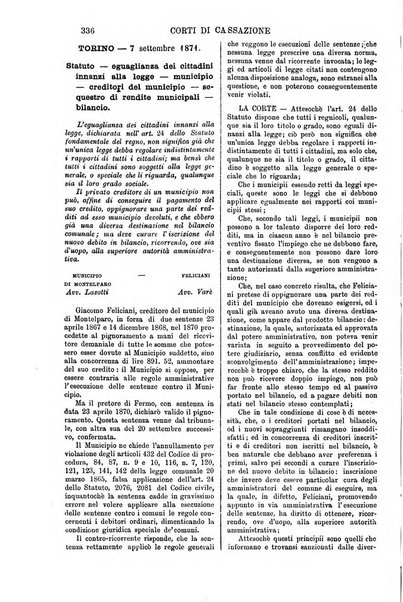 Annali della giurisprudenza italiana raccolta generale delle decisioni delle Corti di cassazione e d'appello in materia civile, criminale, commerciale, di diritto pubblico e amministrativo, e di procedura civile e penale