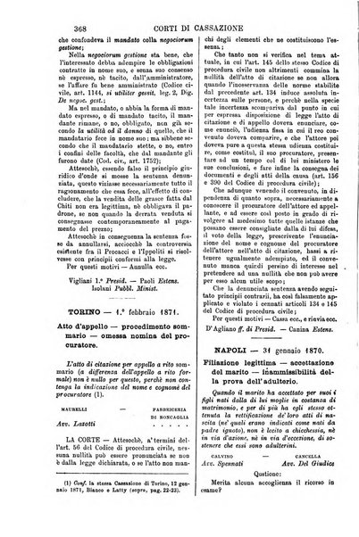 Annali della giurisprudenza italiana raccolta generale delle decisioni delle Corti di cassazione e d'appello in materia civile, criminale, commerciale, di diritto pubblico e amministrativo, e di procedura civile e penale