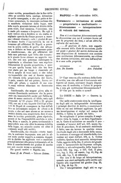 Annali della giurisprudenza italiana raccolta generale delle decisioni delle Corti di cassazione e d'appello in materia civile, criminale, commerciale, di diritto pubblico e amministrativo, e di procedura civile e penale