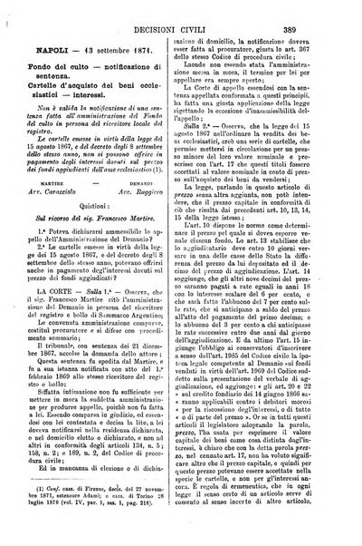 Annali della giurisprudenza italiana raccolta generale delle decisioni delle Corti di cassazione e d'appello in materia civile, criminale, commerciale, di diritto pubblico e amministrativo, e di procedura civile e penale