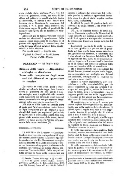 Annali della giurisprudenza italiana raccolta generale delle decisioni delle Corti di cassazione e d'appello in materia civile, criminale, commerciale, di diritto pubblico e amministrativo, e di procedura civile e penale