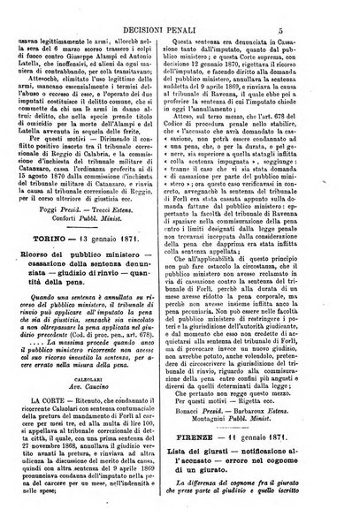 Annali della giurisprudenza italiana raccolta generale delle decisioni delle Corti di cassazione e d'appello in materia civile, criminale, commerciale, di diritto pubblico e amministrativo, e di procedura civile e penale