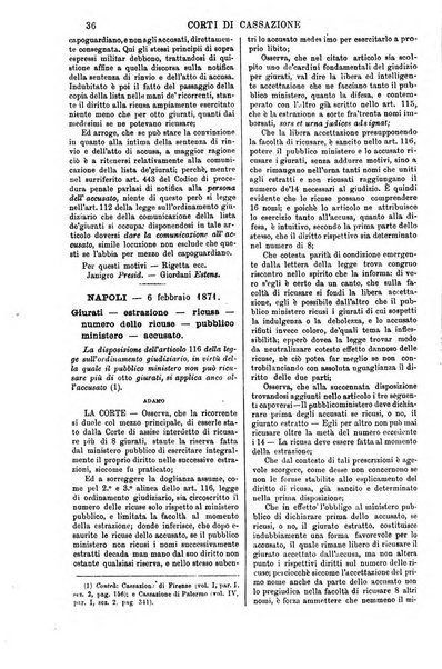 Annali della giurisprudenza italiana raccolta generale delle decisioni delle Corti di cassazione e d'appello in materia civile, criminale, commerciale, di diritto pubblico e amministrativo, e di procedura civile e penale