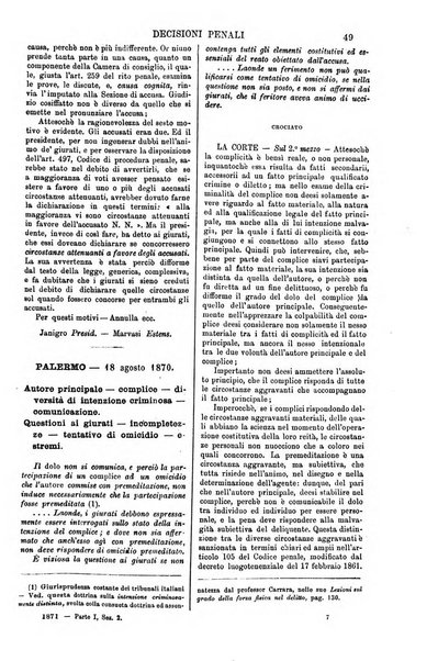 Annali della giurisprudenza italiana raccolta generale delle decisioni delle Corti di cassazione e d'appello in materia civile, criminale, commerciale, di diritto pubblico e amministrativo, e di procedura civile e penale